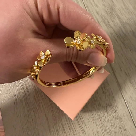 frivole 7 flowers gold bracelet - Picture 2 of 8